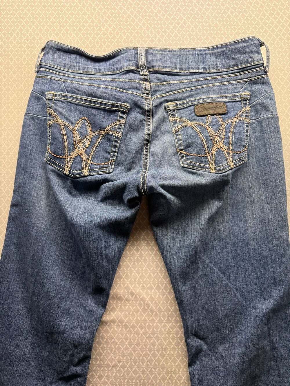 Wrangler Premium Patch Mid Rise Bootcut Jeans - Picture 8 of 12